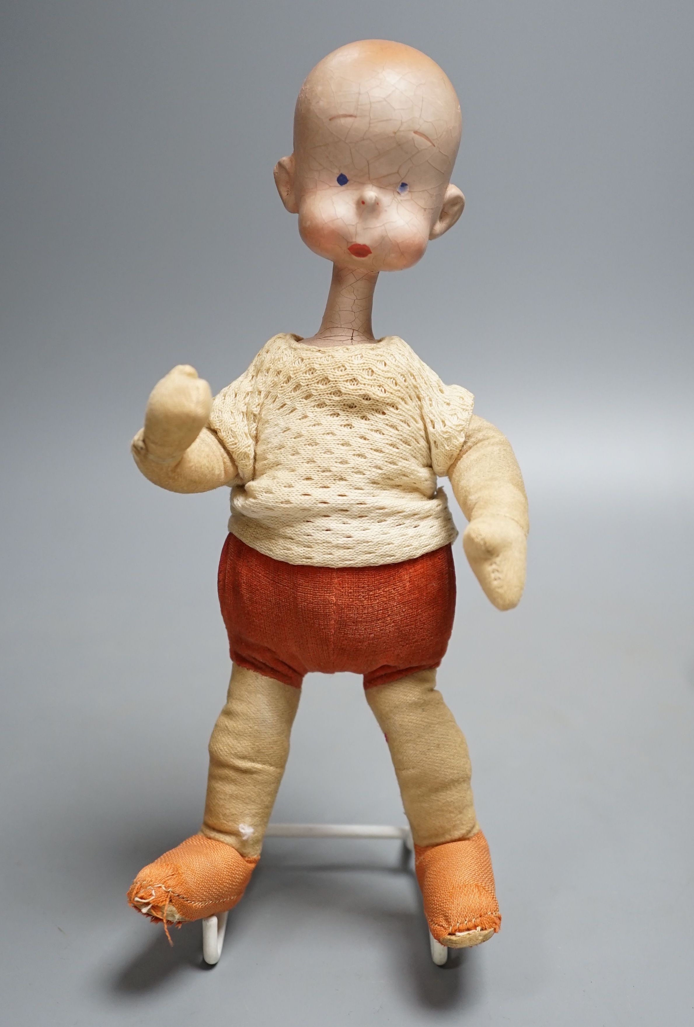 1930’s Dean’s Rag Book Henry doll. 22cm